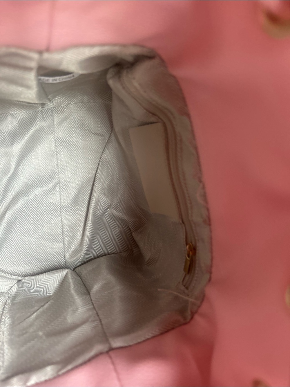 Pink Drawstring Bucket Bag, NEW - Picture 5 of 9